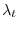 $\lambda_t$