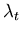 $\lambda_t$
