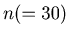$n(=30)$
