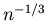 $n^{-1/3}$
