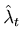 $\hat \lambda_t$